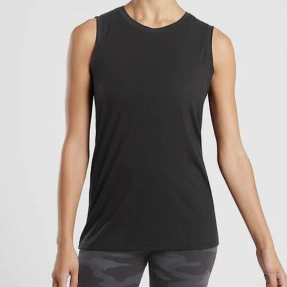 Athleta Tops - ATHLETA Essence Vital Tank Top Black Size Medium